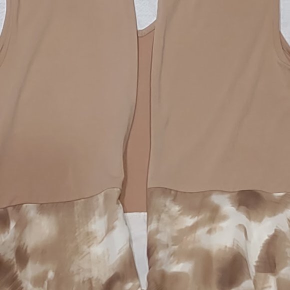 TRUTH + STYLE FULL LENGTH DRESS WITH HANDKERCHIEF HEM WOMEN'S SIZE XXS - Picture 7 of 11